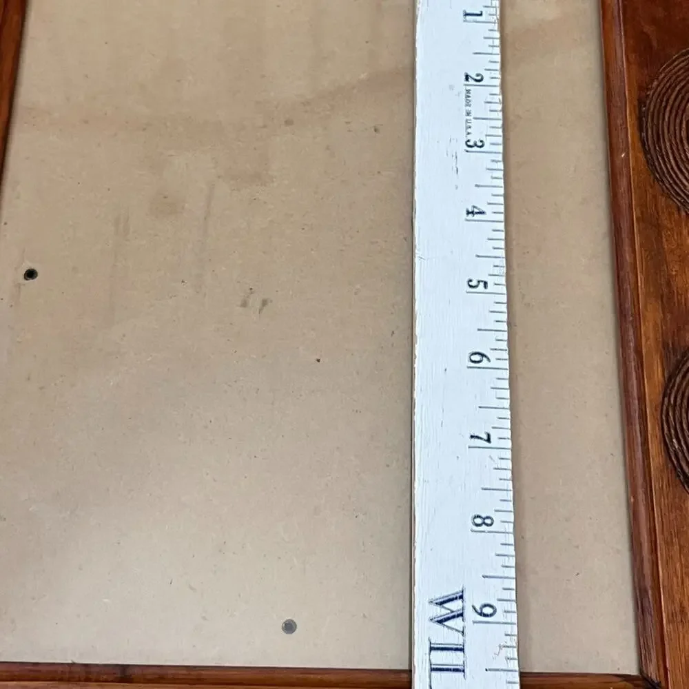 Mid-Century Modern Style Wooden Photo Frame 9.5